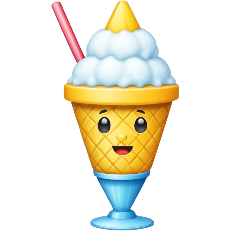 pineapple snow cone emoji