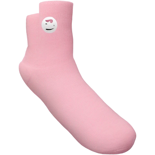 Pilates, light pink, cute pilates socks emoji