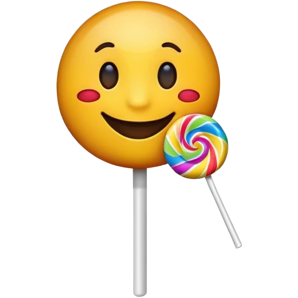 black emoji eating lollipop  emoji