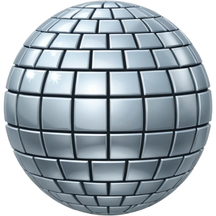 silver disco ball emoji