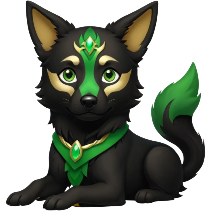 dog loki god of mischief dynamic pose emoji