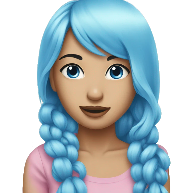 🎀but blue emoji