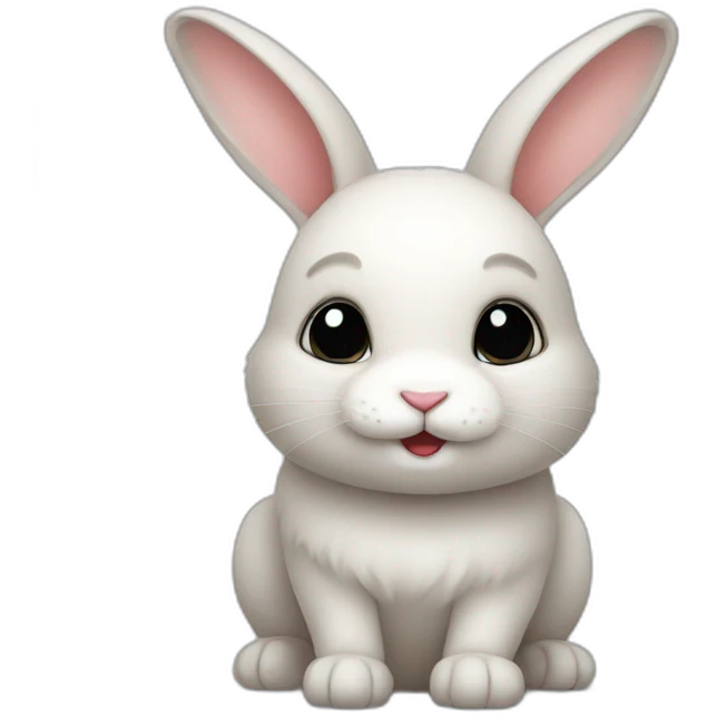 Very cute rabbit emoji
