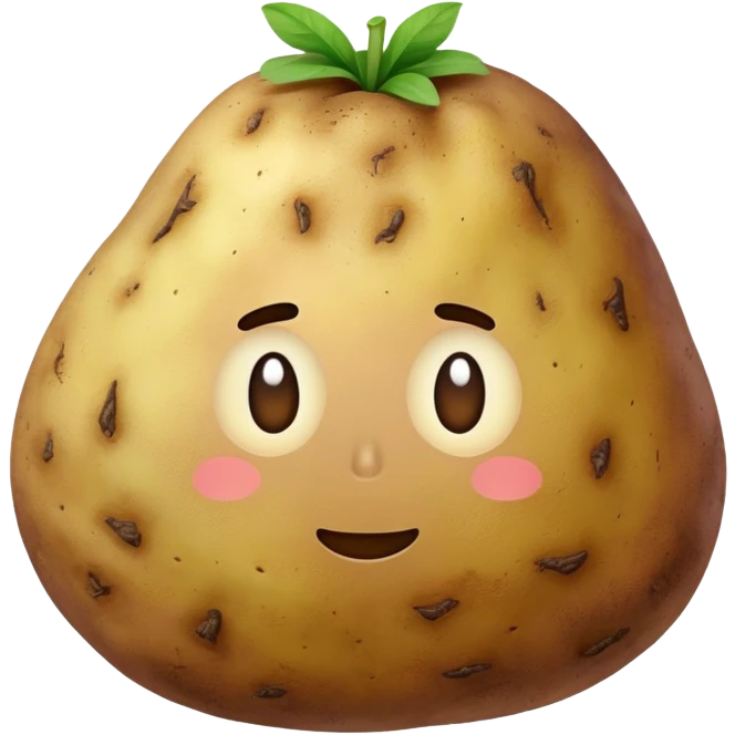 Die potato die emoji