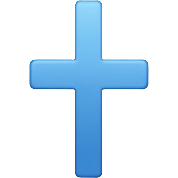 blue word "amen" simple font emoji
