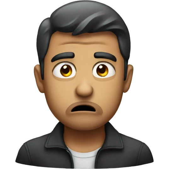 disgusted but not surprised emoji