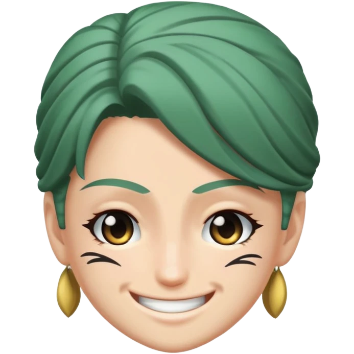 Roanoa zoro winking emoji