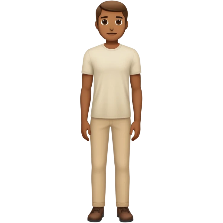 full body man standing emoji