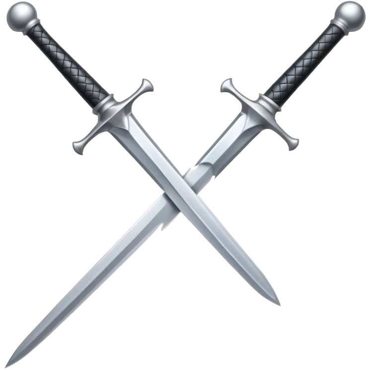 silver dagger sword emoji