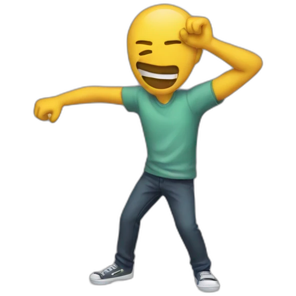 Someone who Dab emoji