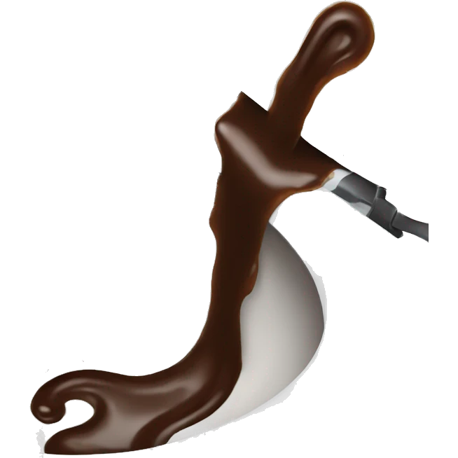 melted chocolate on the toilet  emoji