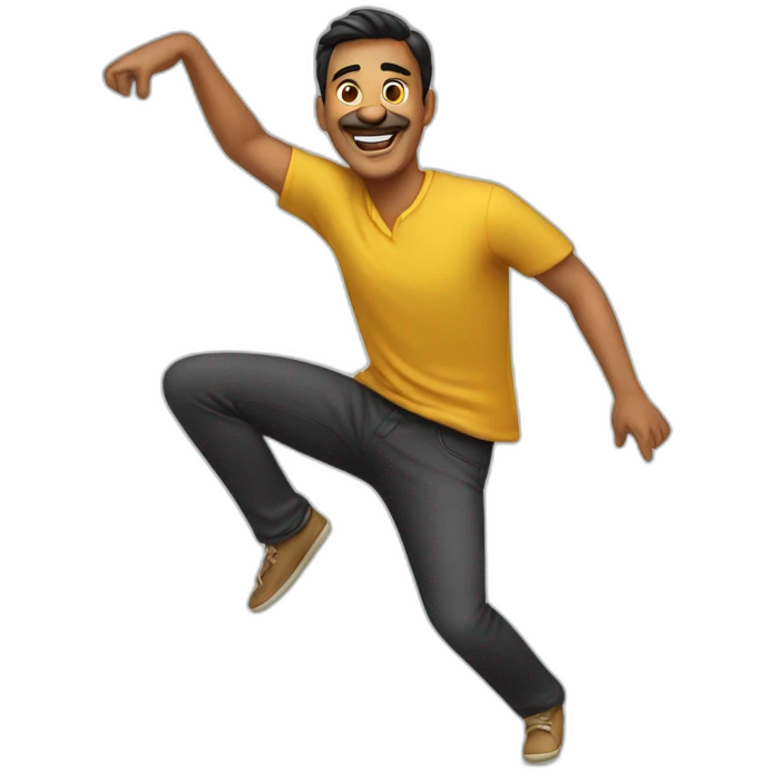 Dancing latin man emoji