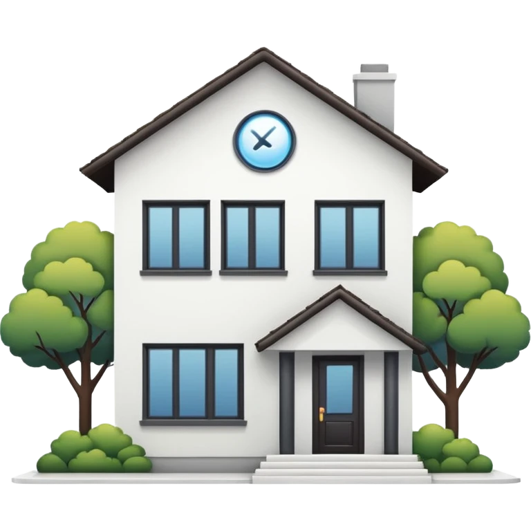 Clean aesthetic house  emoji