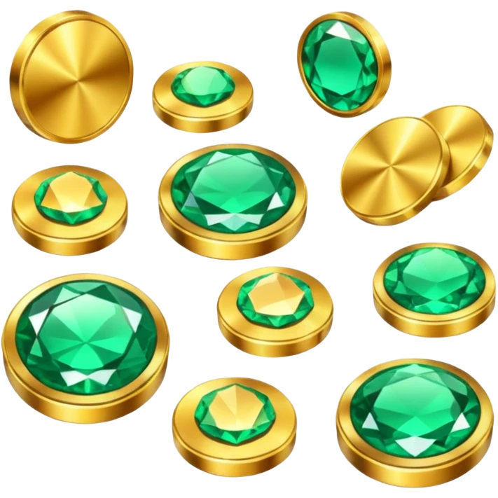 coin and gems emoji