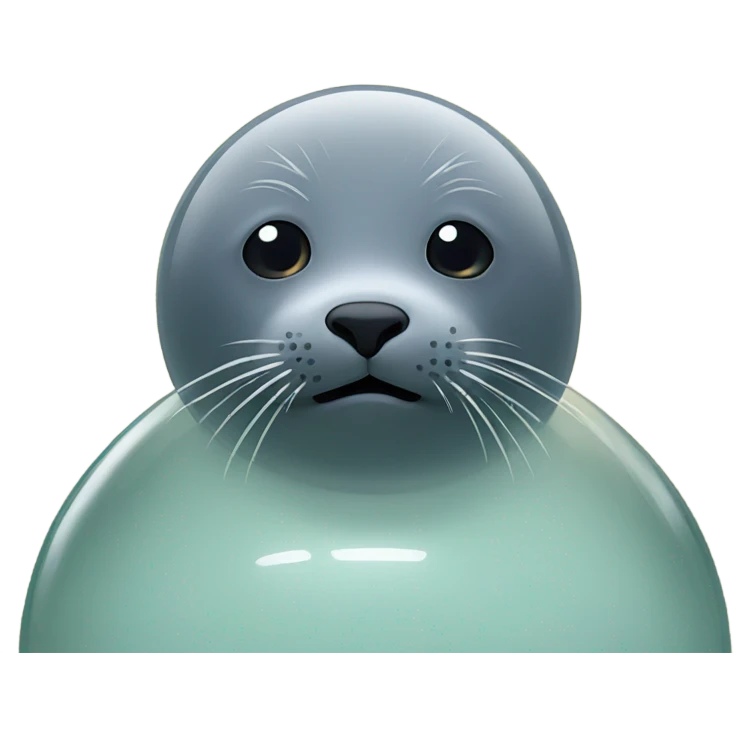 seal trapped in dome emoji