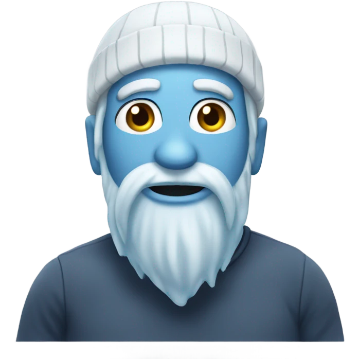 Ice man emoji