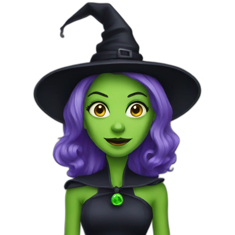 Wicked witch emoji