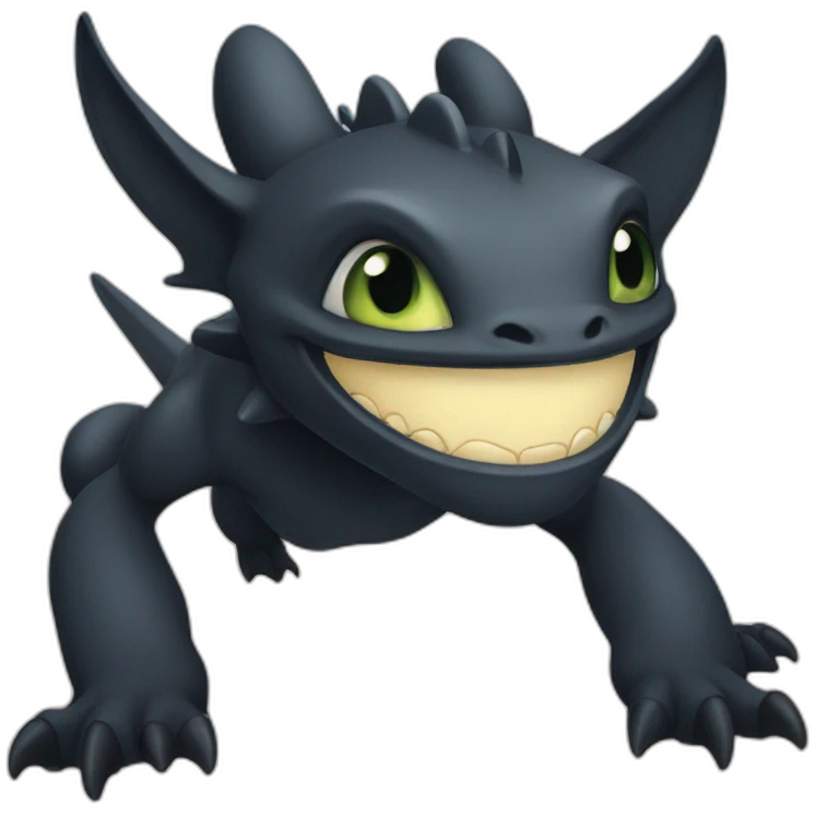 Toothless emoji