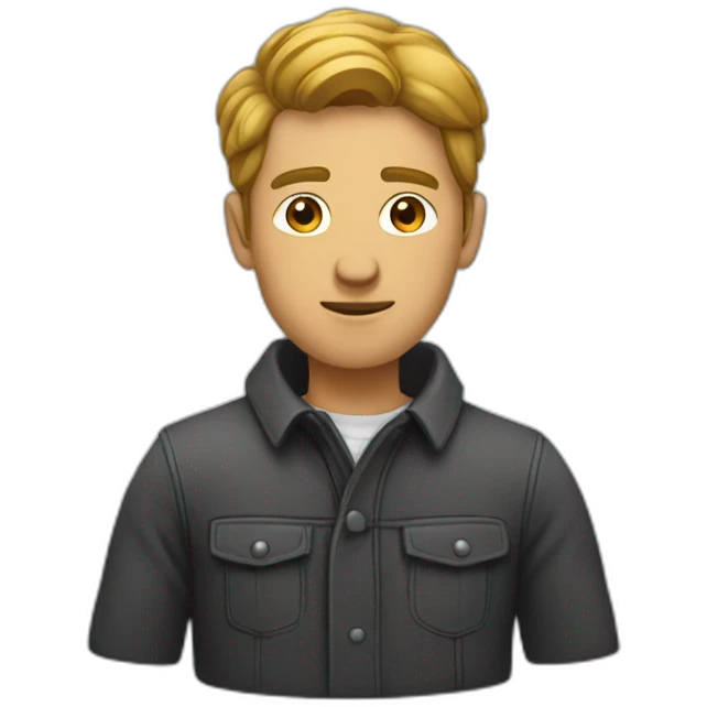 Homme choqué  emoji