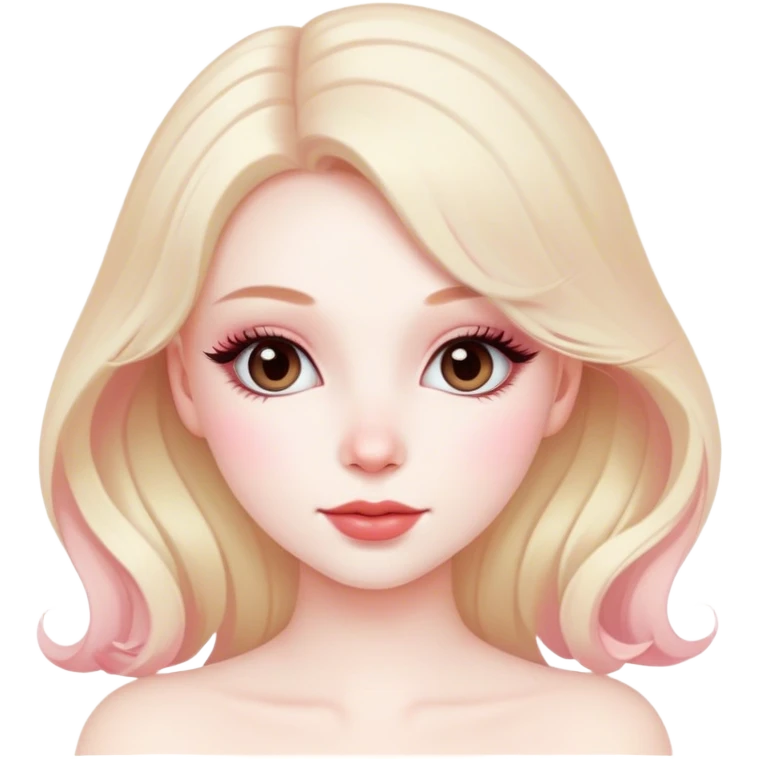 Coquette girl emoji