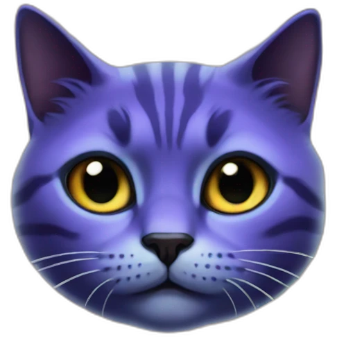realistic galaxy and surprising cat face emoji