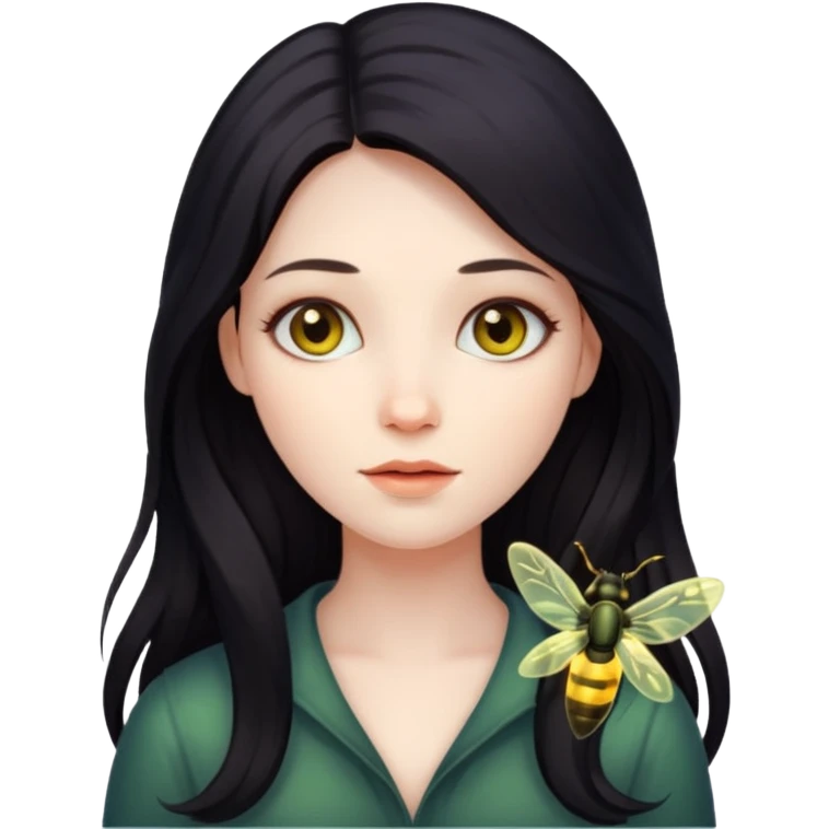 Luciérnaga con evangeline emoji