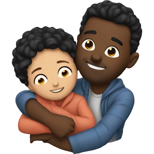 me and my bf cuddling emoji