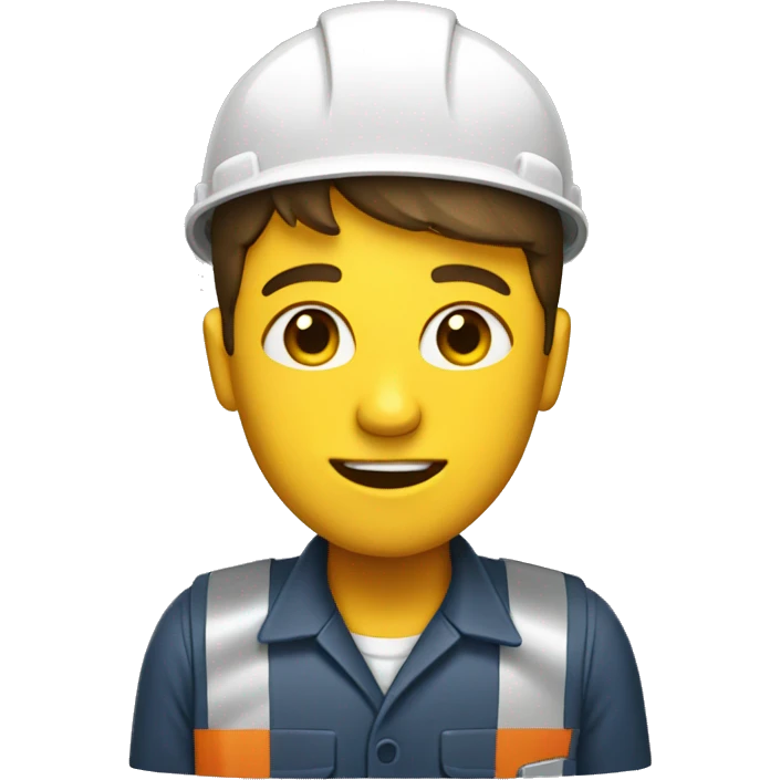 worker with hardhat emoji