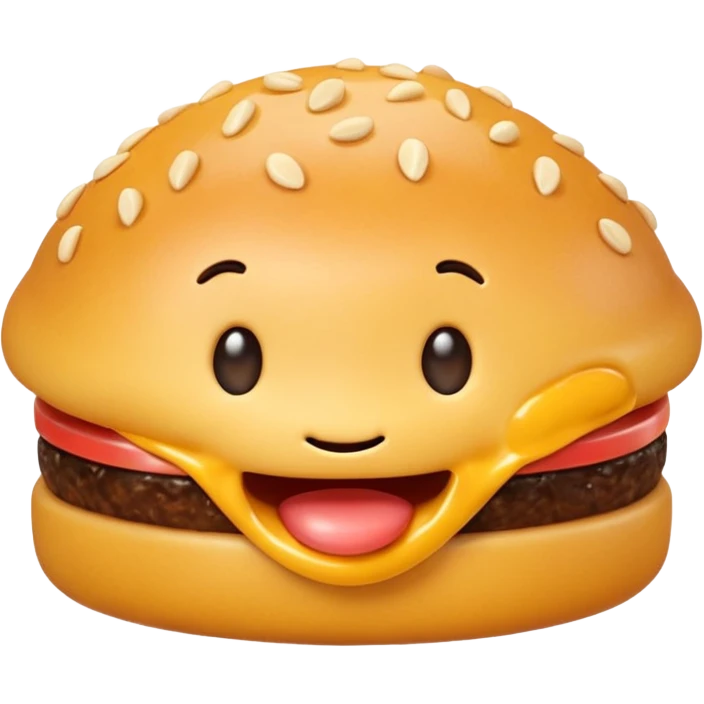 3D emoji of food with a first bite taken, symbolizing first bite achievement, cute and modern, soft lighting, glossy, isolated, no background
 emoji