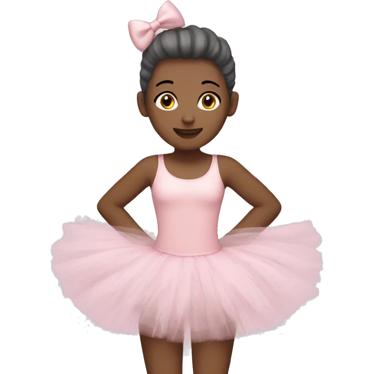 Pastel pink tutu emoji