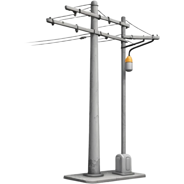 electric pole cement emoji