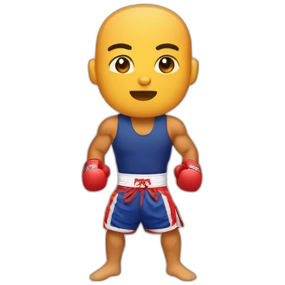 Muay Thai fighter emoji