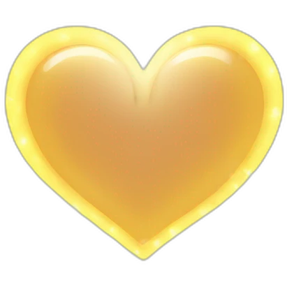 Heavenly rays emitting from a heart with a halo around it emoji