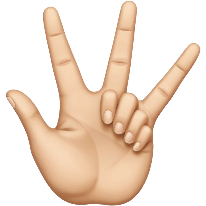 rock🤘🏻 hand sign upside down emoji