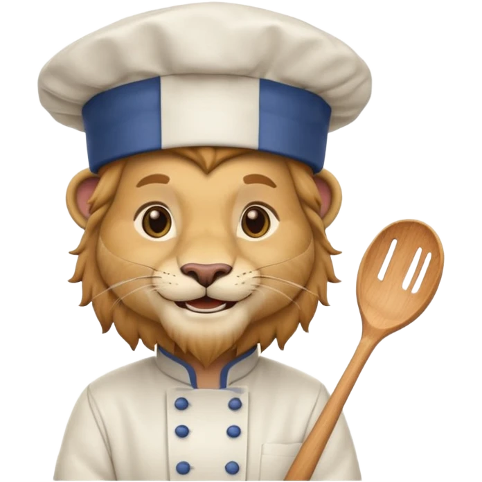 chef lion emoji