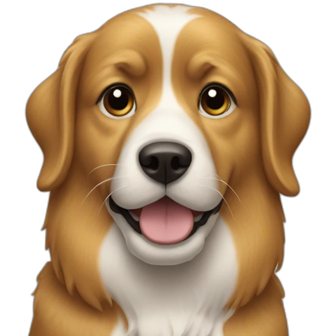 Dog on house emoji