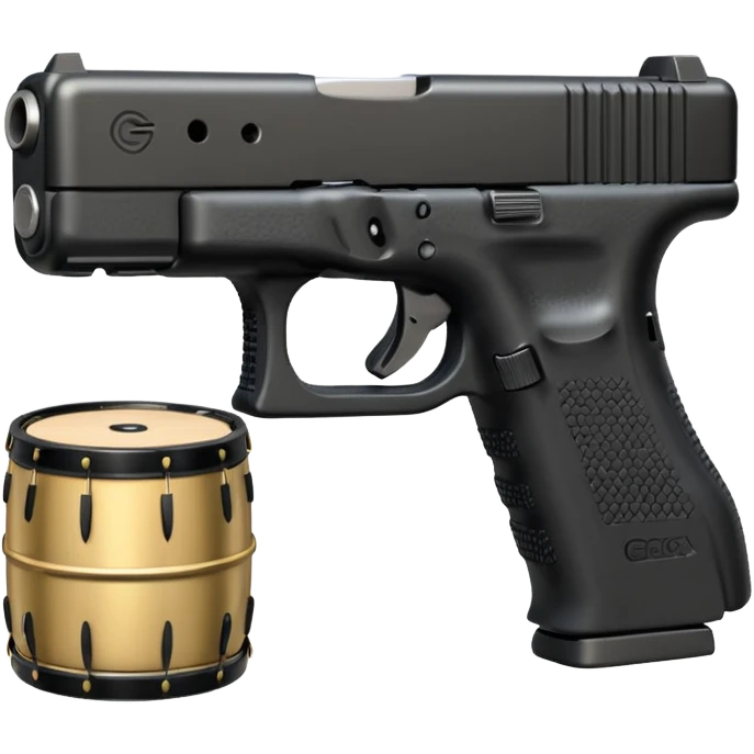 Glock 19x drum clip emoji