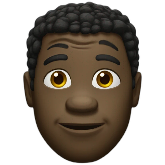 black-shrek emoji