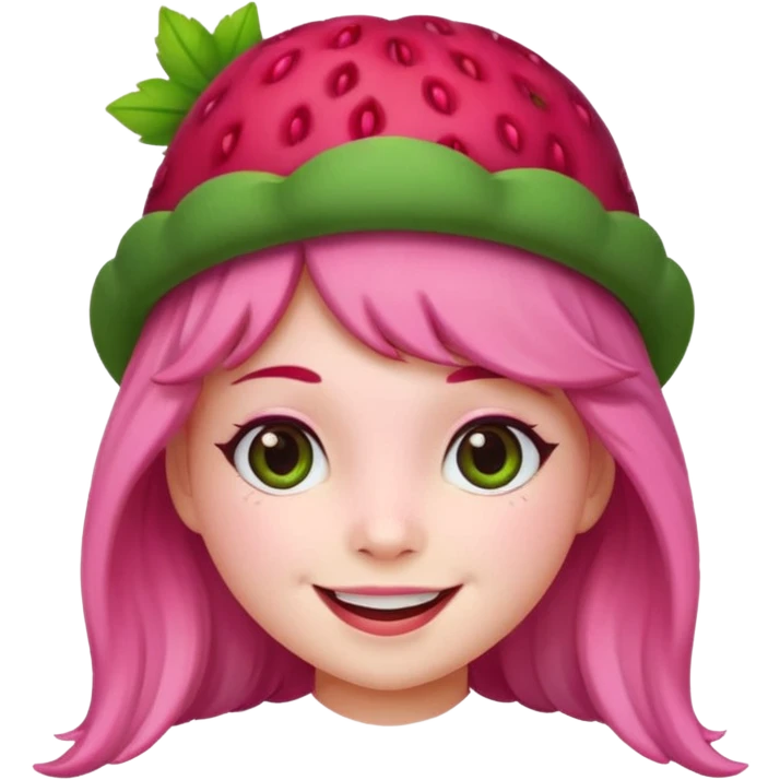 Cute berry female emoji