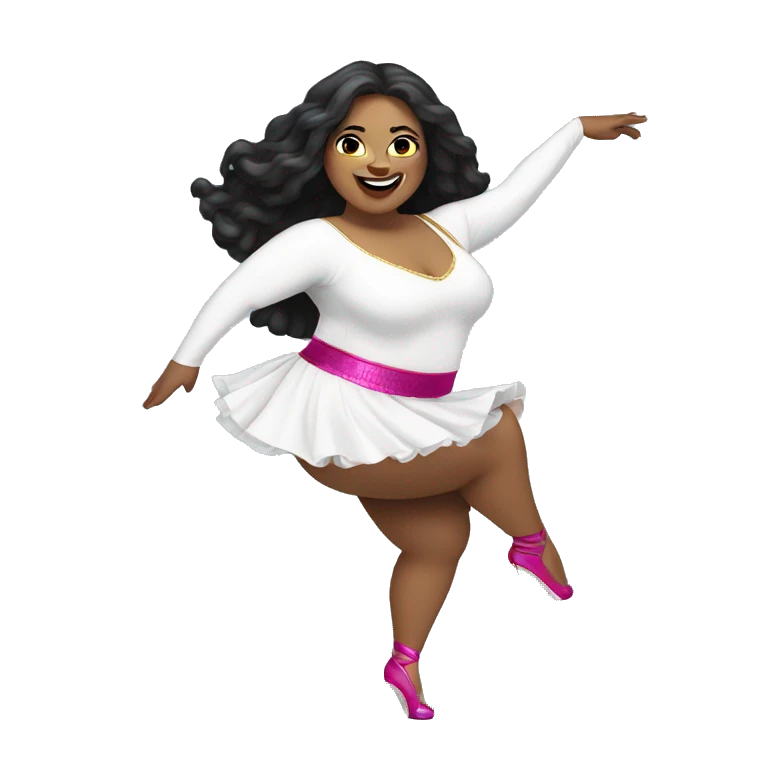 Russian Plus size dancer emoji