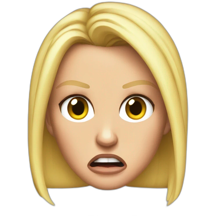 Britney spears angry emoji