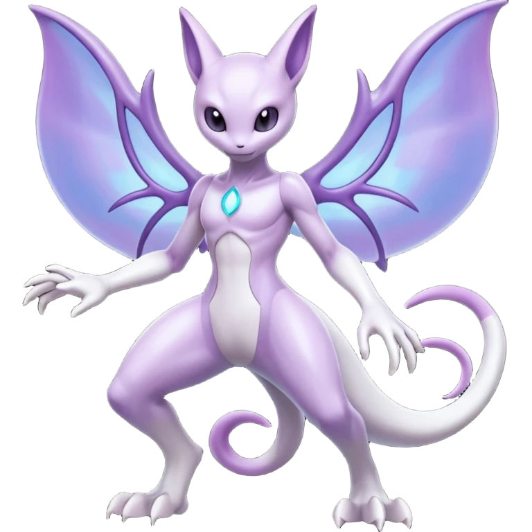 Mewtwo-Lunala-Fakémon-hybrid-creature (full body)  emoji