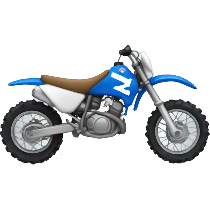 blue dirt bike emoji