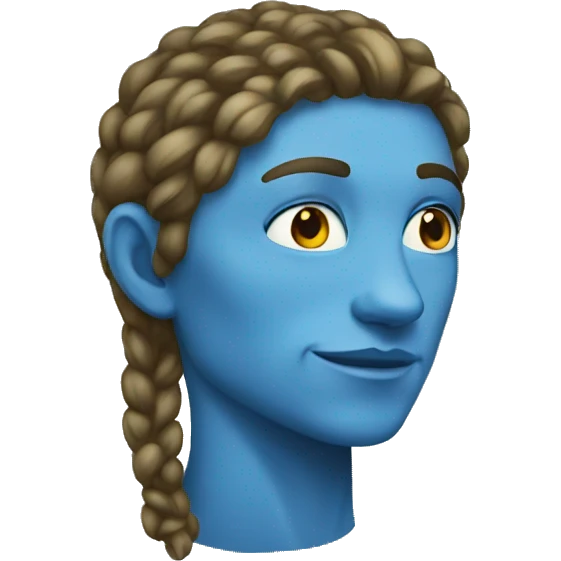 blue emoji