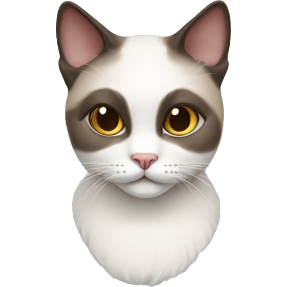 snowshoe cat  emoji