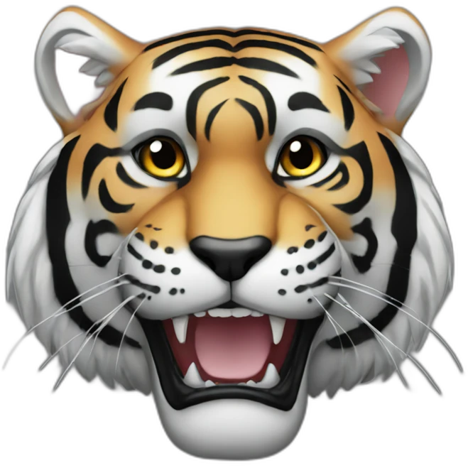 all BLACK Tiger emoji