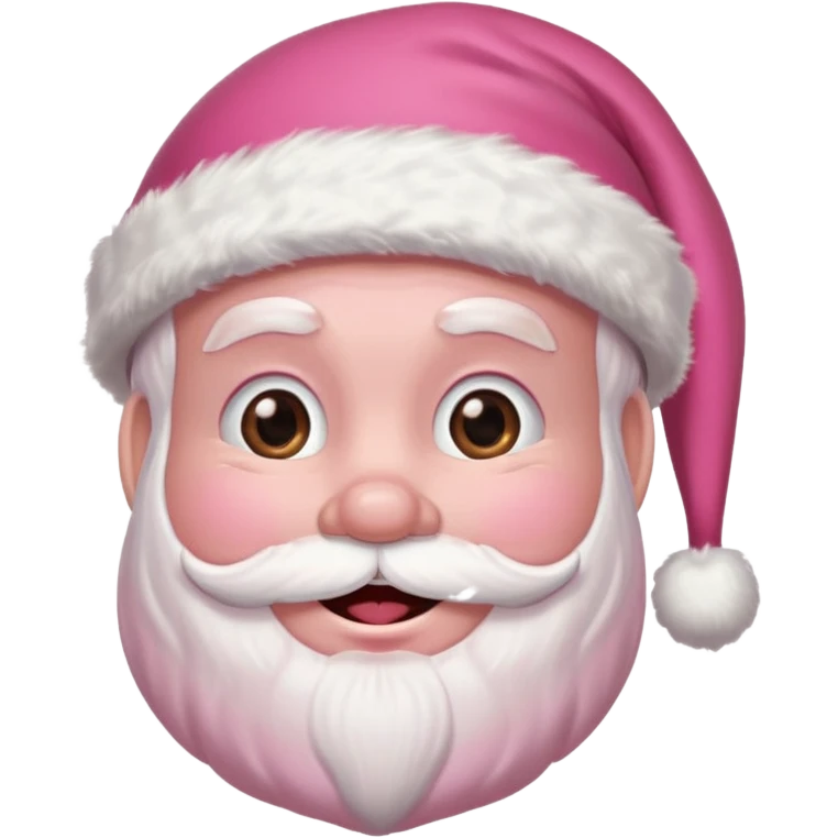 pink santa emoji