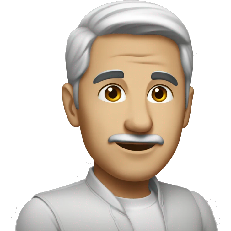 sert bakış atan adam emoji