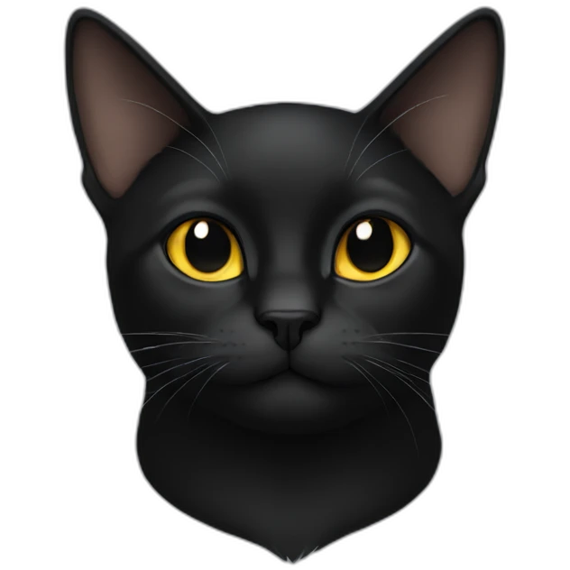 Black cat meme emoji
