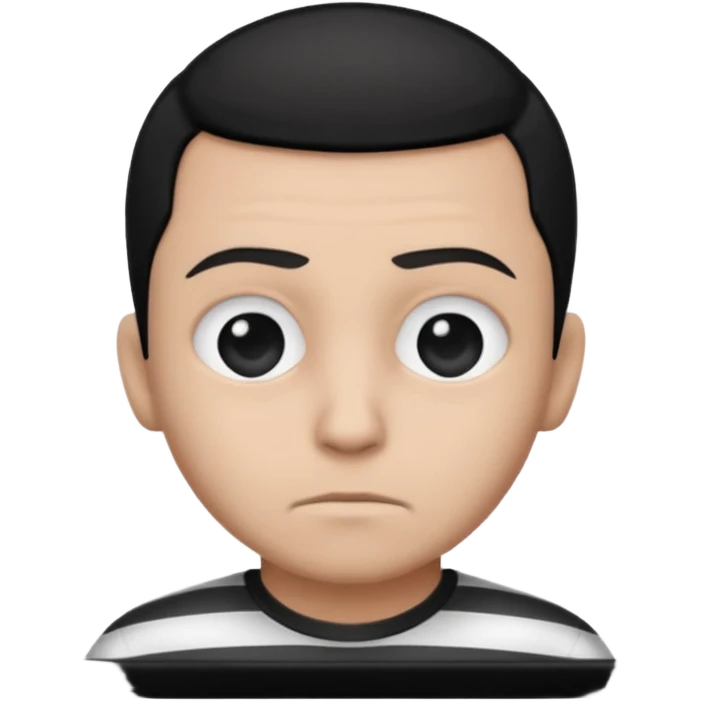 prisoner mugshot scene emoji
